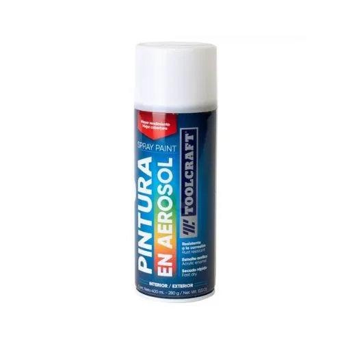 AEROSOL BLANCO BRILLANTE 400ml  TOOLCRAFT